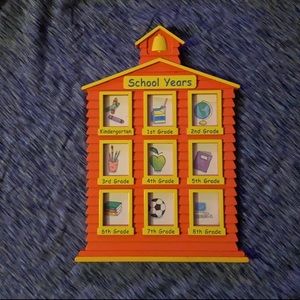 kids school years picture frame